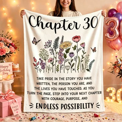 Chapter 30 Wildflower Birthday Blanket for Her