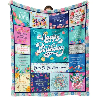 Live Laugh Love Best Blanket for Birthdays