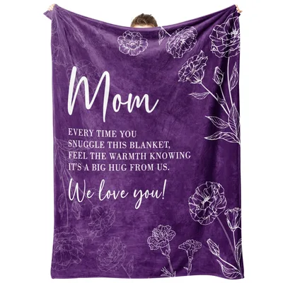 Mom Every Time Blanket: A Floral Gift of Love and Warmth