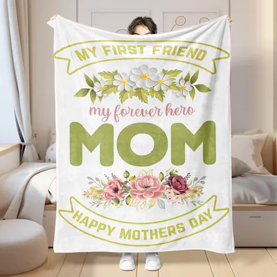 My First Friend Blanket: My Forever Hero Mom Design