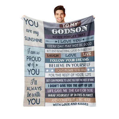 Colorful Mushroom Pattern Blanket: A Heartfelt Gift for Your Godson