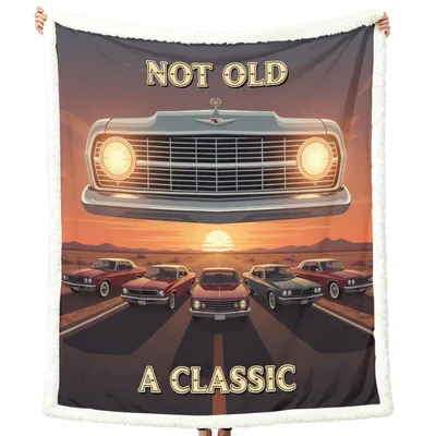 Not Old Blanket: Not Old Just A Classic Vintage Car Design