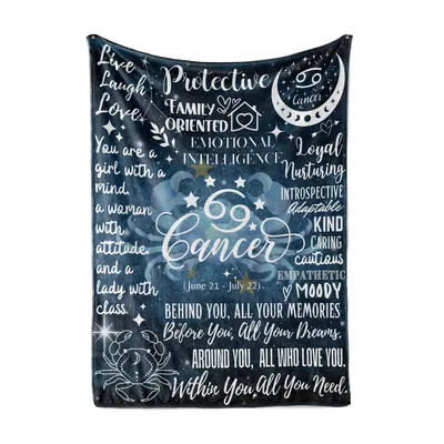 Cancer Zodiac Sign Message Blanket