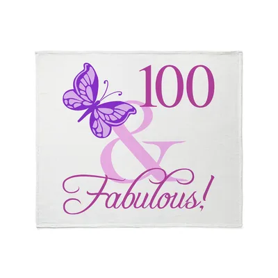 100 and Fabulous Butterfly Blanket Celebrating a Century of Style