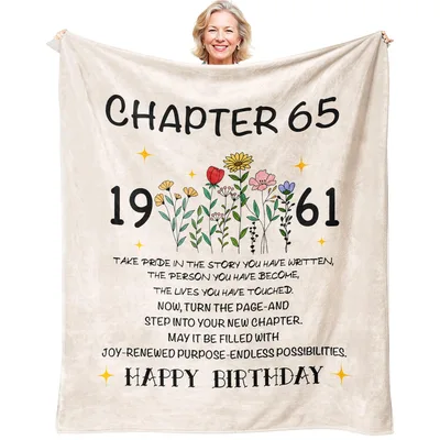 Chapter 65 Happy Birthday Blanket Celebrating a 1961 Birth Year