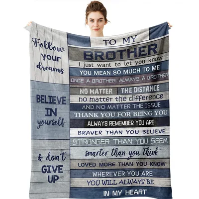 Big Brother Blanket: A Heartfelt Message for Him