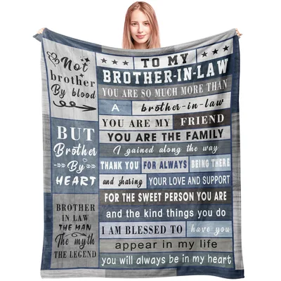 Brother in Law Blanket: A Sentimental Gift for Family Bonds