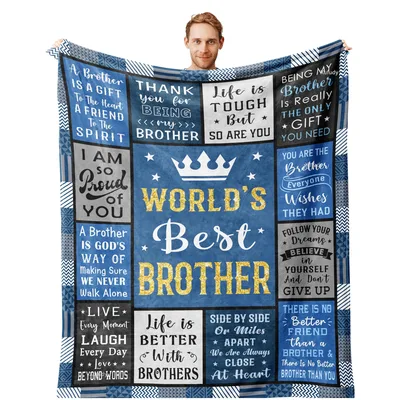 World's Best Brother Blanket: A Heartfelt Gift for Him