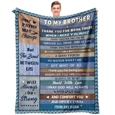 to My Brother Our paths Blanket: A Heartfelt Gift for Your Brother