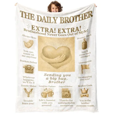 The Daily Brother Extra Blanket for Your Brother