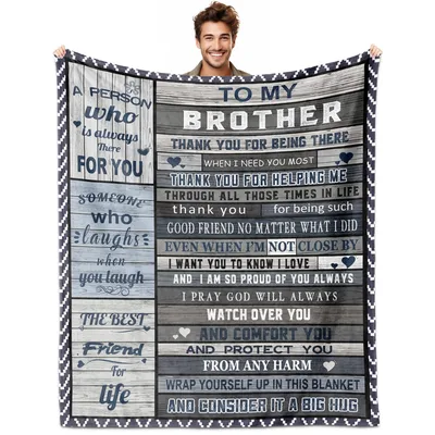 Brother Hug Blanket: A Heartfelt Message for Your Brother