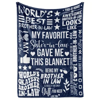World's Best Brother-in-law Blanket for Family Fans