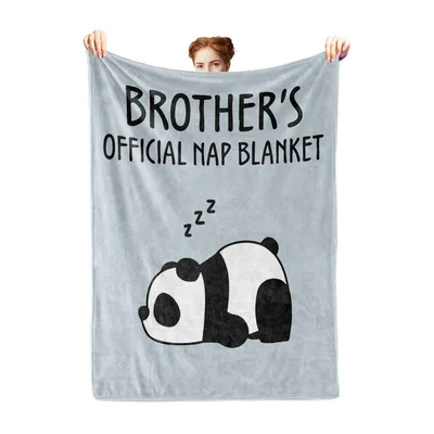 Sleepy Panda Blanket for the Brother Who Naps