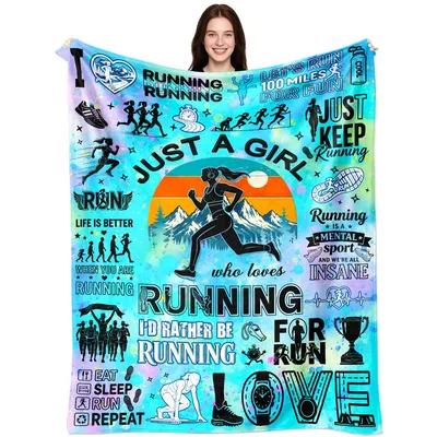 I Running Running Let's Blanket for Runners Who Chase the Miles