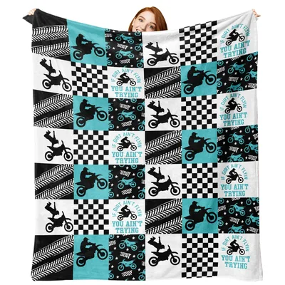 If Dirt Ain't Flyin Blanket: Motocross Throw for Riders