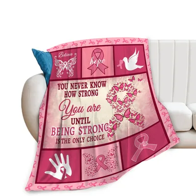 Believe Hope You Never Blanket for Strong Hearts