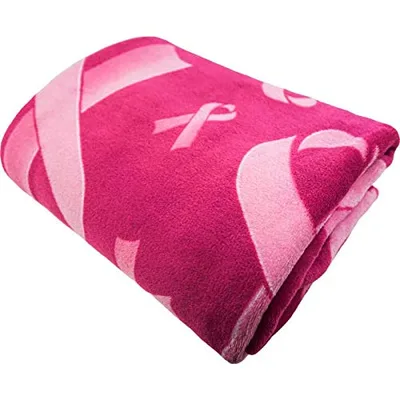 Pink Ribbon Awareness Design Blanket
