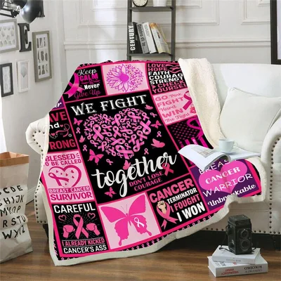 We Fight Together Pink Blanket: A Symbol of Strength and Support