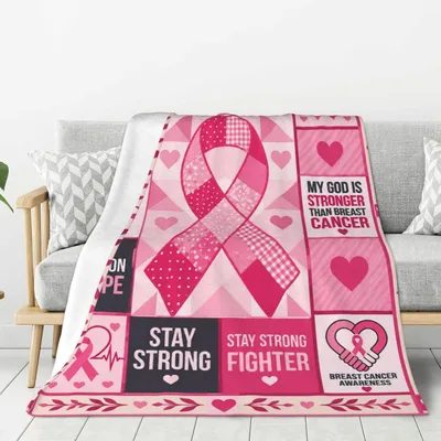 Stay Strong Fighter Breast Blanket
