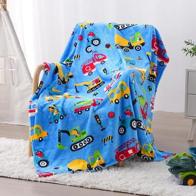 Dinosaur Driver Blanket: Trucks, Diggers and Dino Drivers