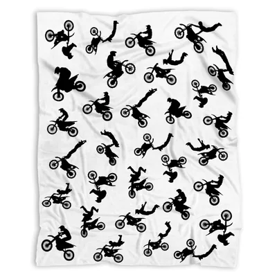 Motorcycle Stunt Blanket for Dirt Bike Fans and Riders