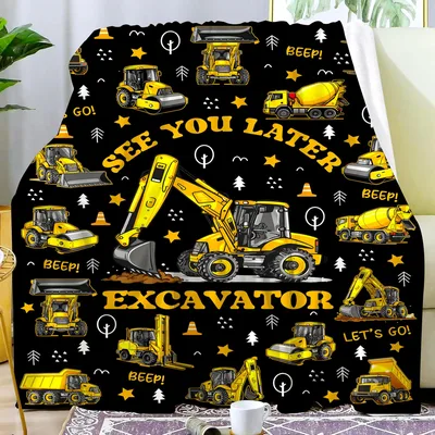 See You Later Excavator Blanket for Little Diggers