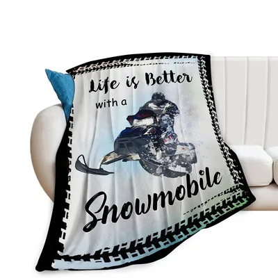 Life Is Better with a Snowmobile Blanket for Winter Riders