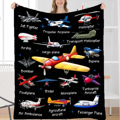 Airplane Types Chart Pattern Blanket: A Visual Guide to Aviation
