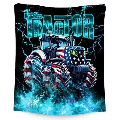 Monster Tractor with American Blanket
