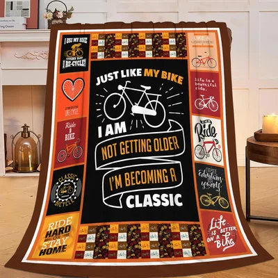 Just Like My Bike Blanket: The Classic Cyclist Design