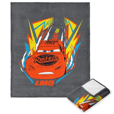 Red Racing Car Speed Blanket: LMQ Rust-eze Design