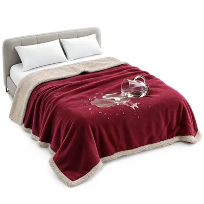 Centered Silver Graphic Print Blanket No. 2