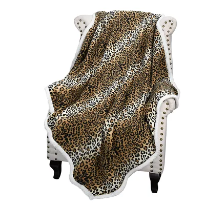 Cheetah Print Pattern Blanket No. 2 Wild Animal Style Throw