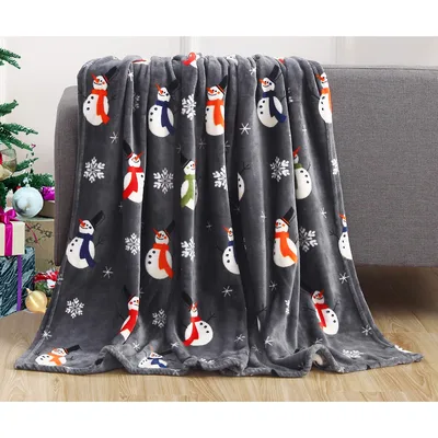 Holiday Snowman Blanket: Festive Winter Design for Cozy Days