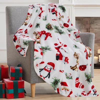 Santa Claus Blanket: A Cozy Holiday Print for Your Couch