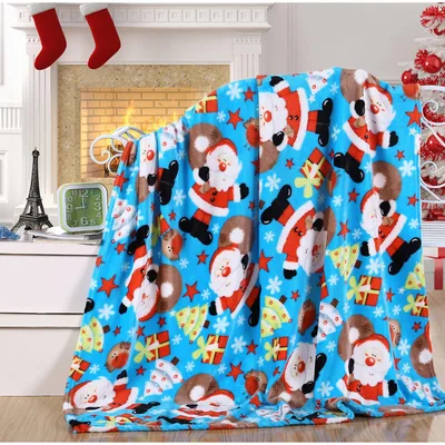 Holiday Santa Blanket for Cozy Christmas Nights