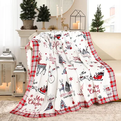 Christmas Sleigh Blanket for Cozy Holiday Nights