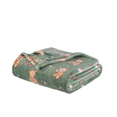Teddy Bear Christmas Blanket for Cozy Holiday Nights