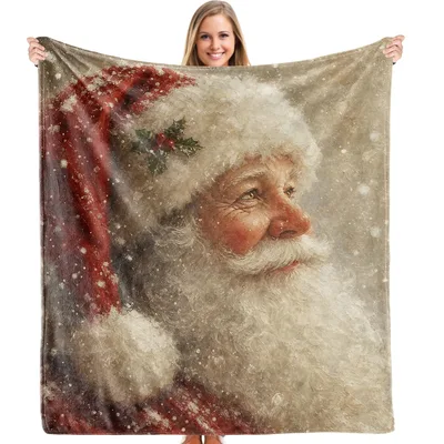Old Fashioned Santa Blanket for Cozy Holiday Nights