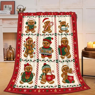 Christmas Cookie Baker Blanket for Holiday Bakers
