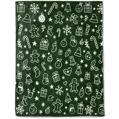 Festive Christmas Pattern Blanket