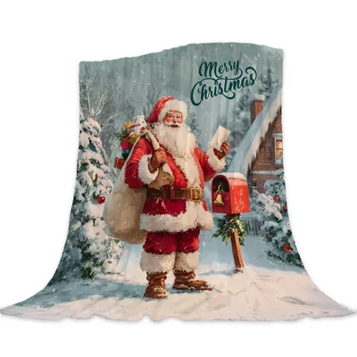 Santa Claus with Sack Blanket