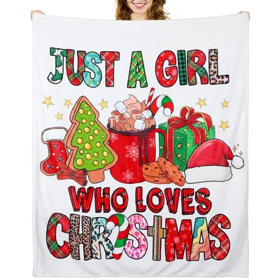 Just a Girl Blanket: Holiday Design for Christmas Lovers