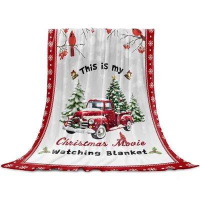 Christmas Movie Watching Truck Blanket No. 2