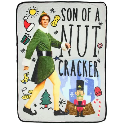 Son of a Nutcracker Blanket: Elf Movie Holiday Design