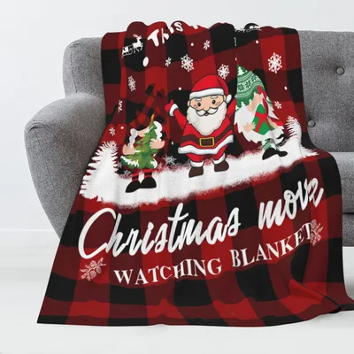 Christmas Movie Watching Santa Blanket: Holiday Design for Cozy Nights