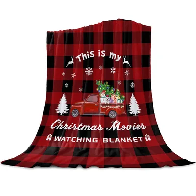 Christmas Movie Watching Blanket No. 2: Festive Truck Design