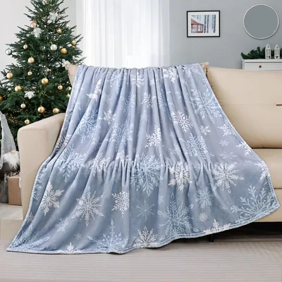 Winter Snowflake Pattern Blanket No. 2