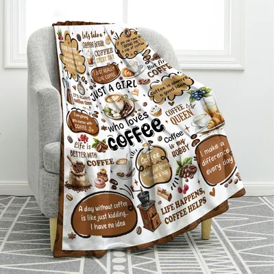 Coffee Queen Blanket for Coffee Lovers Everywhere