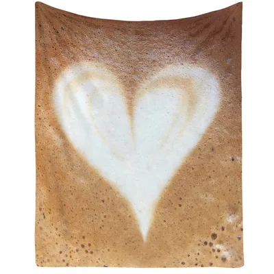 Latte Art Blanket: A Heart Poured Into Foam
